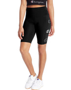 Champion Women's Absolute Bike, Comfortable Moisture-Wicking Shorts, 9" Inseam, Black-586157, X-Small