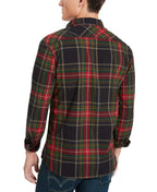 Levi's Men's Malden Plaid Shirt Dark Gray Size Medium