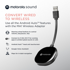 Motorola Sound MA1 Wireless Car Adapter (Certified Refurbished)