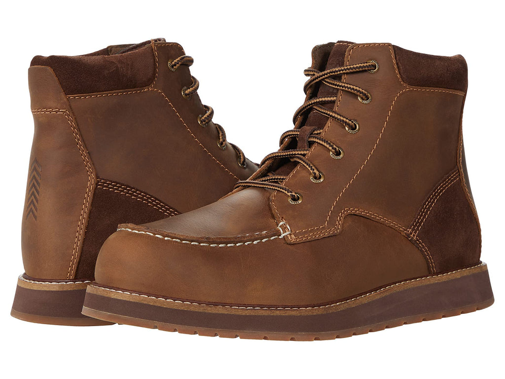 Kodiak Devick Brown Wedge Moc Toe Shoes