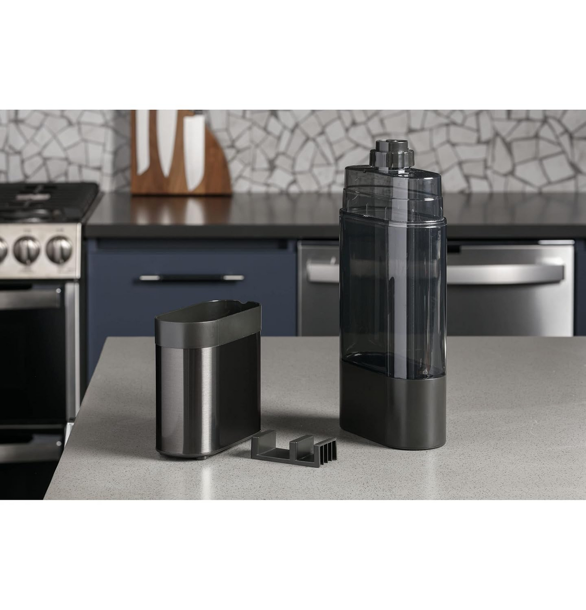 GE Profile Opal 2.0 Side Tank Accessory - Black Stainless