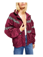 We The Free Womens On My Mind Winter Oversize Bomber Jacket Purple XS