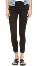 DL1961 Women's Florence Instasculpt Mid-Rise Skinny Fit Cropped Jean, Black, 26