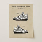 White Basketball Shoe (1990)