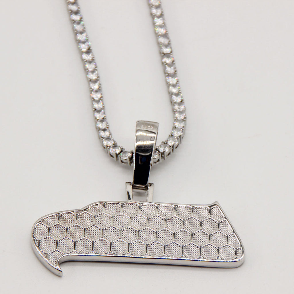 Seattle Seahawks Zircon Pendant Necklace – Game Day & Holiday Gift for Sports Fans