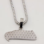 Seattle Seahawks Zircon Pendant Necklace – Game Day & Holiday Gift for Sports Fans
