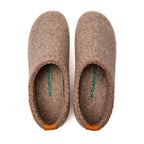 Yew Wool Slipper // Brown