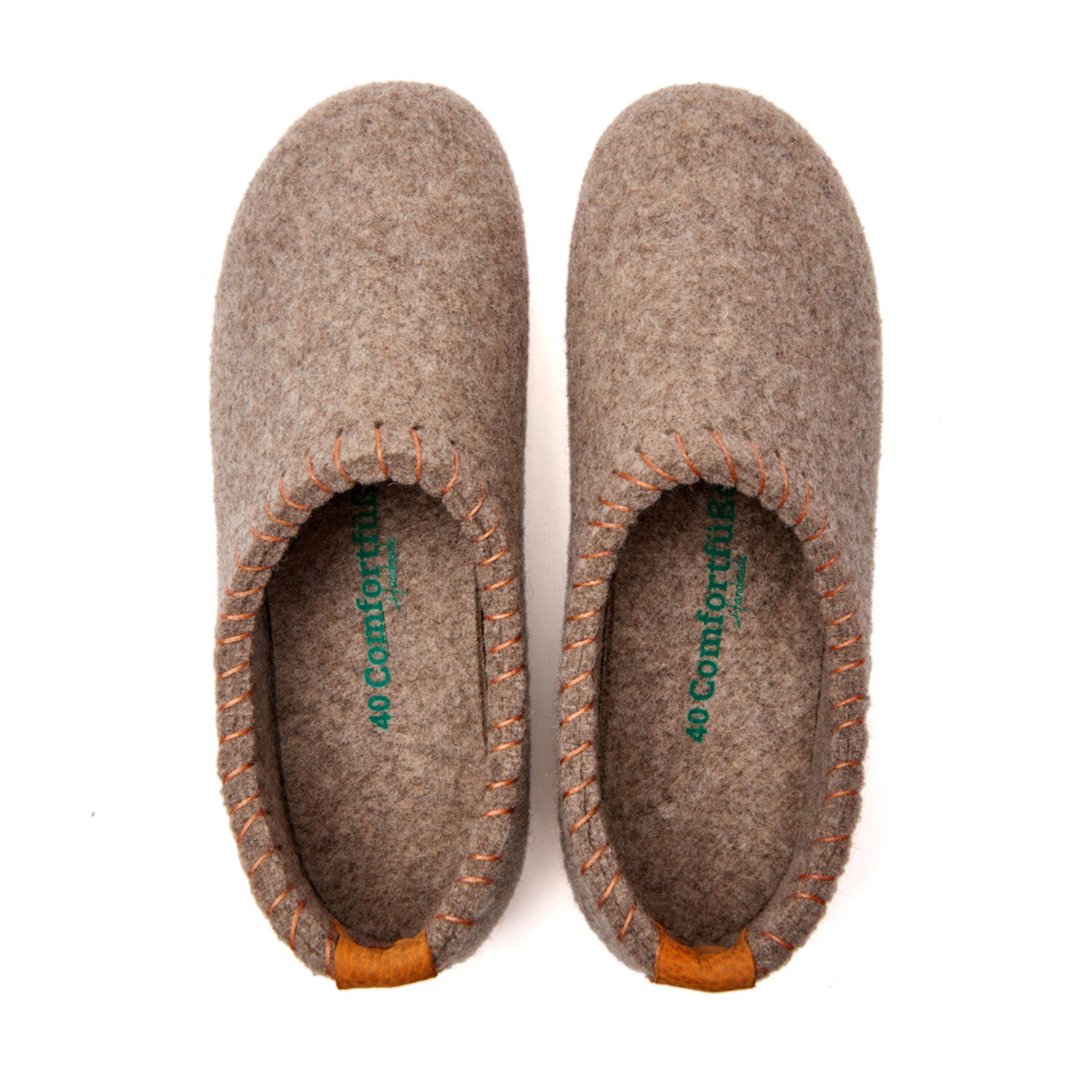Yew Wool Slipper // Brown