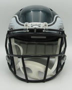 Miles Sanders Signed/Auto Eagles Speed Replica Full Size Helmet JSA 161926