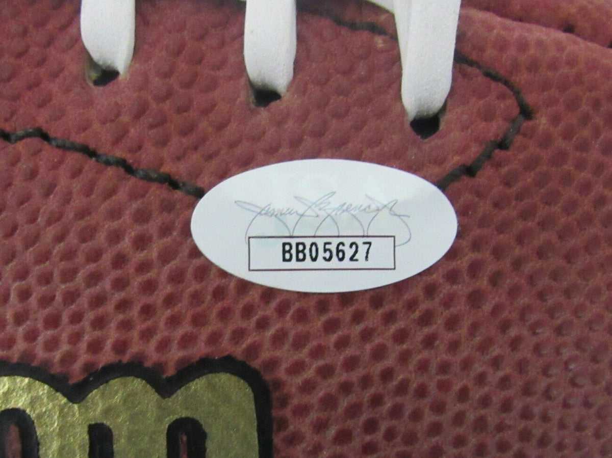 Johnny Unitas Signed/Autographed Baltimore Colts Wilson NFL Football JSA 144086