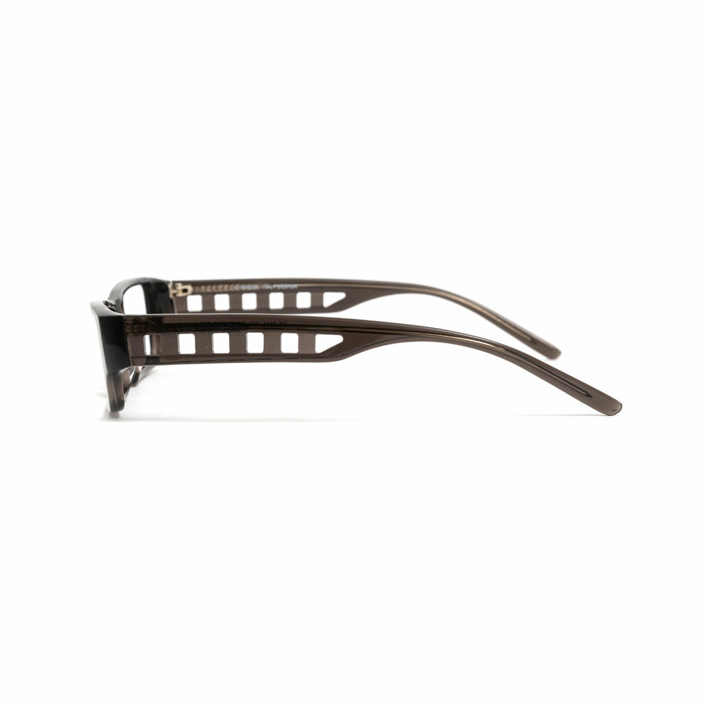 Men's // Rectangular Acetate Glasses // Brown