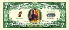 Set of 100 - Jesus Christ Praise The Lord Christian Religious Novelty $7 Bills