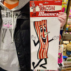 Mr. Bacon Jumbo Fridge Magnet – Ultimate Bacon Lover's Kitchen & Car Decor 🥓