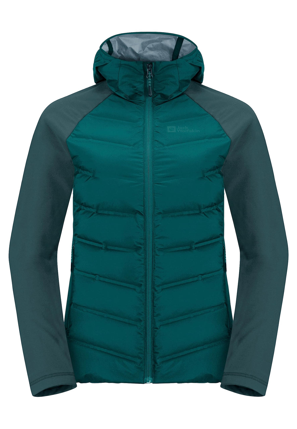 Jack Wolfskin Tasman Down Hybrid Hiking Jacket - Sea Green