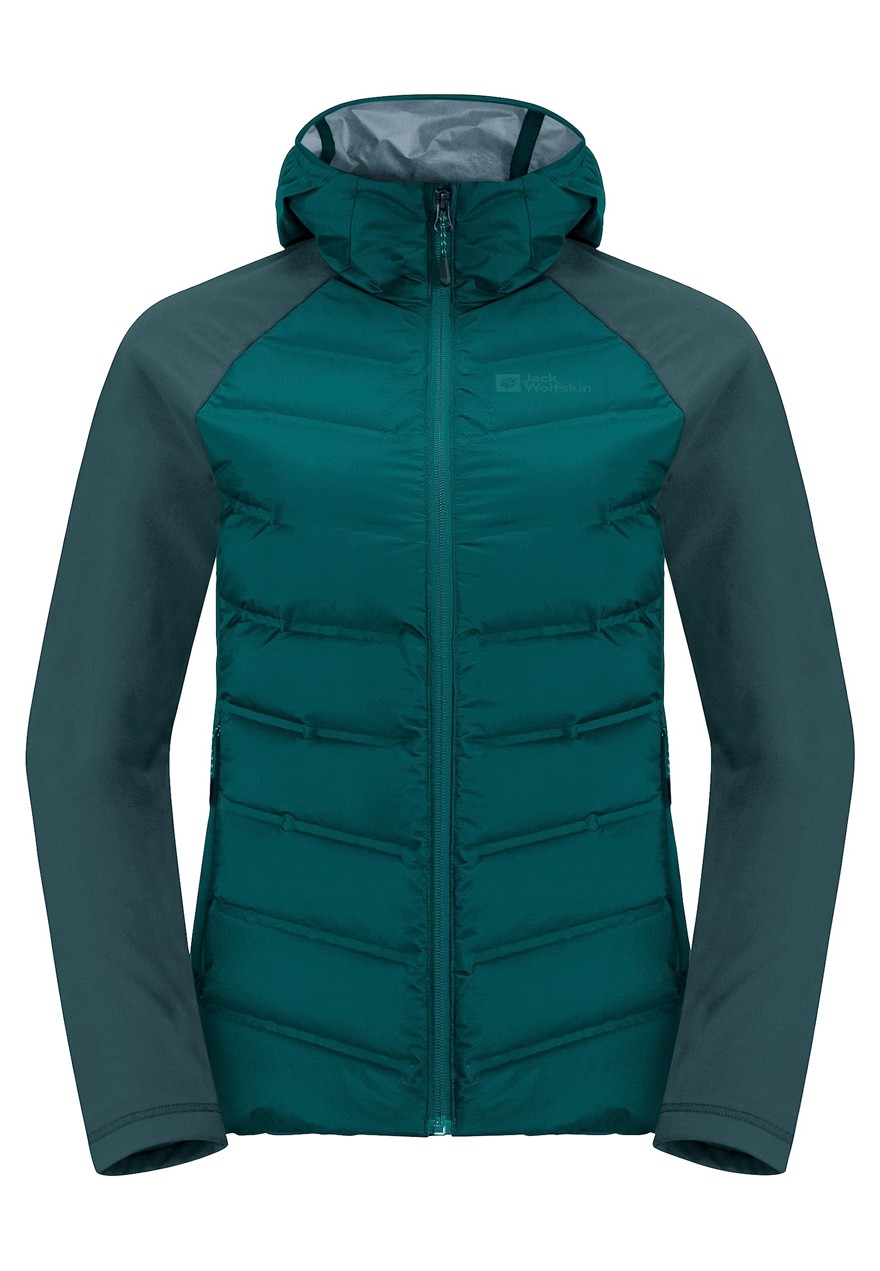 Jack Wolfskin Tasman Down Hybrid Hiking Jacket - Sea Green