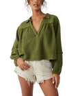 Free People Yucca Double Cloth Avocado Tree