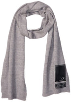 Calvin Klein Men's Scarf, Deep Black, One Size