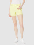 Carve Designs Women's Oahu Hi Rise Shorts Citron