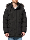 Andrew Marc Men's Outerwear Down Puffer Jacket, Black, XX-Large