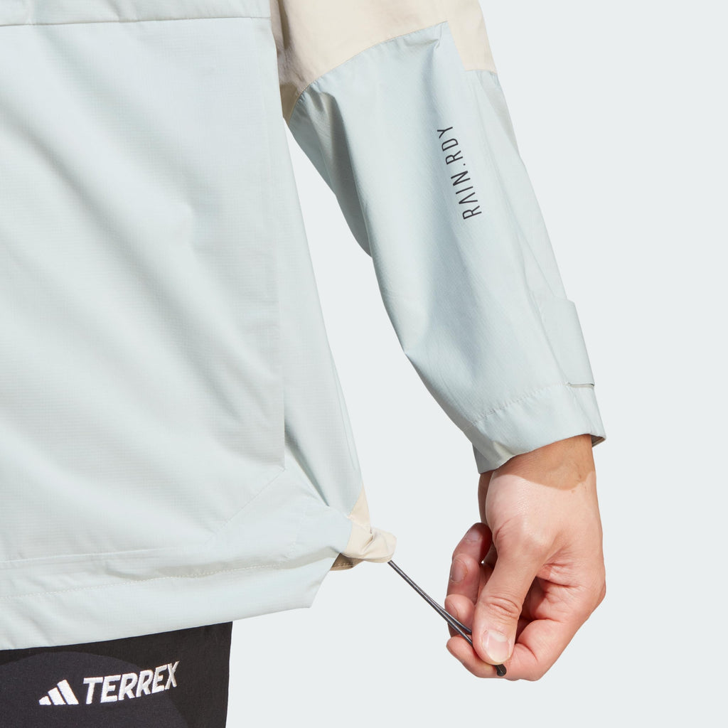 adidas Terrex Xploric RAINRDY Men's Hiking Jacket - Grey, Size L