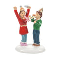 Department 56 Original Snow Village Accessories We Made it Until Midnight Figurine, 2.83 Inch, Multicolor