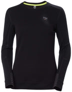 Helly Hansen Women's LIFA Merino Crewneck - Black, Small