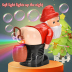 Bubble Blowing Santa - Fart Bubble Machine with Flashing Lights & Music Gift