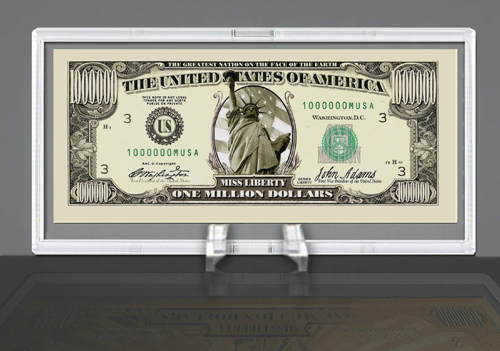 DELUXE Currency Slab Dollar Bill Plastic Case WITH STAND