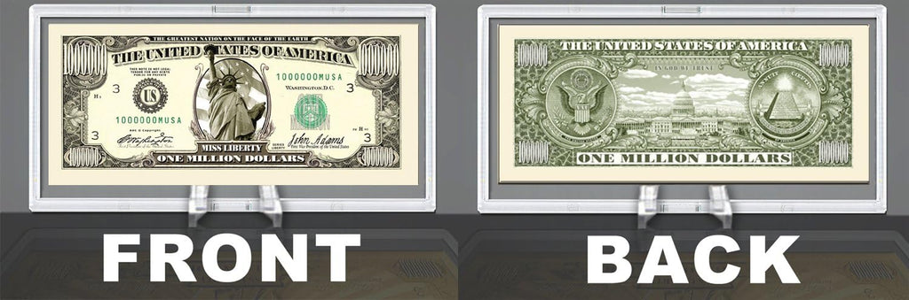 DELUXE Currency Slab Dollar Bill Plastic Case WITH STAND