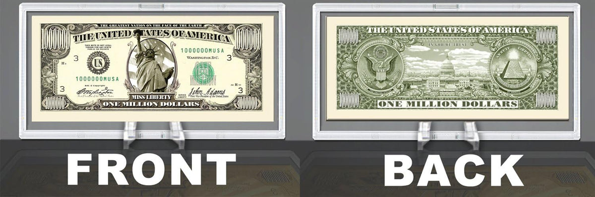 DELUXE Currency Slab Dollar Bill Plastic Case WITH STAND