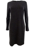 Lauren Ralph Lauren Women's Metallic-Knit Dress (4, Black)