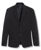 Calvin Klein Boys' Bi-Stretch Blazer Suit Jackets, Black Infinite, 18