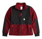 Women's Burgundy/Black Subalpine Fleece Jacket - Large
