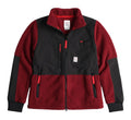 Women's Burgundy/Black Subalpine Fleece Jacket - Large