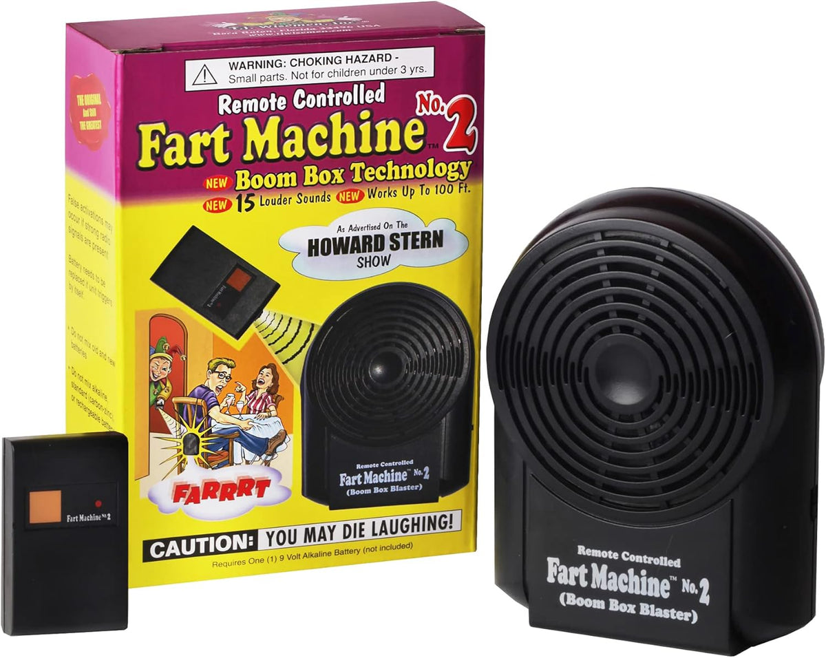 💨 Fart Machine #2 with Remote + 36 Glass Stink Bombs | Combo GaG Prank Set 💨