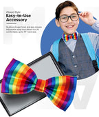 Vittorio Farina Boy's Design Satin Bow Tie