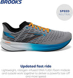BROOKS HYPERION GREY/ATOMIC BLUE/SCARLET ,10