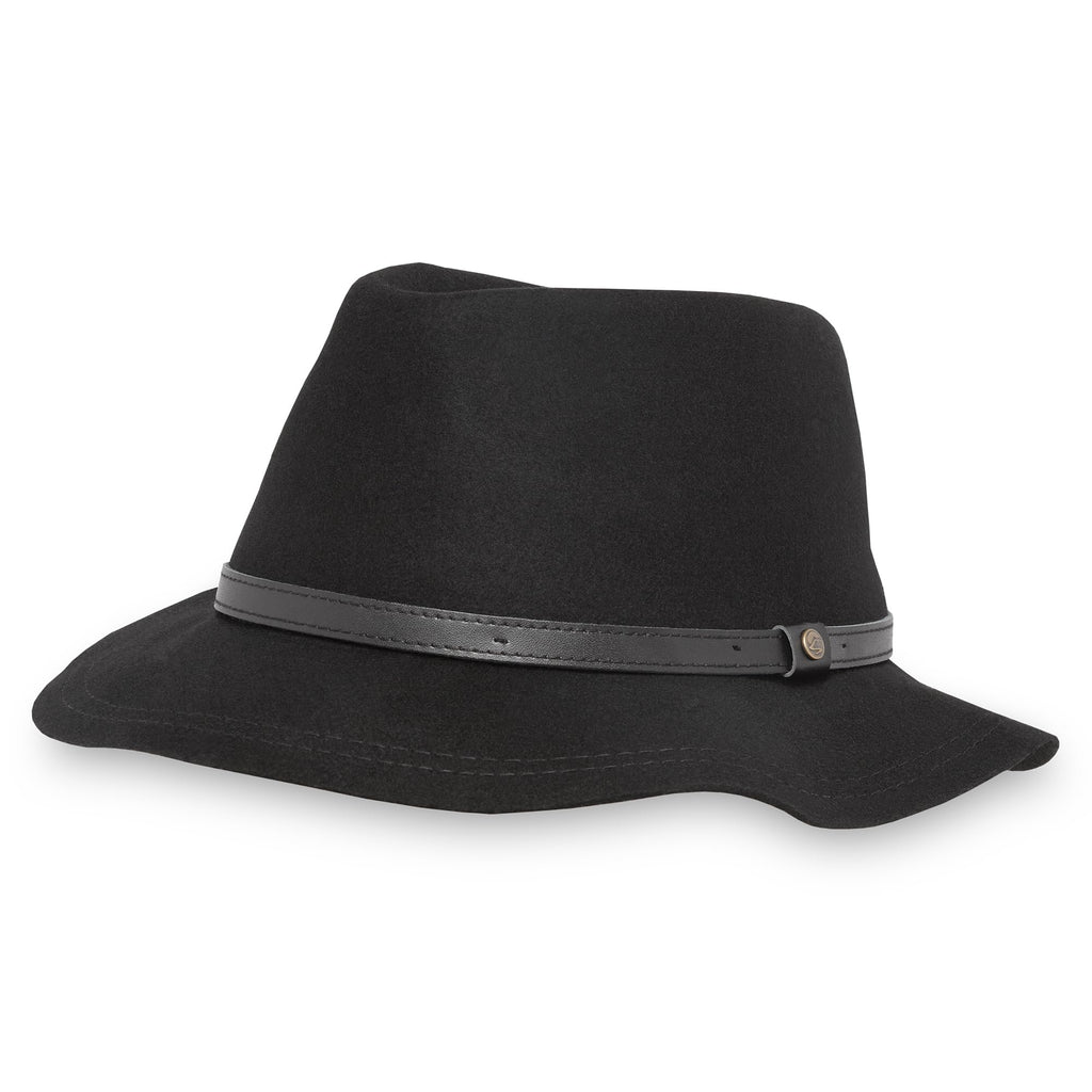 Tessa Fedora Hat Black - Small/Medium