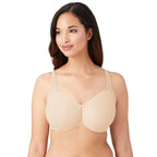 Wacoal womens Bodysuede Ultra Full Figure Seamless Underwire Bra, Sand, 40DD
