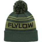 Flylow OG Pom Beanie - PineMossBlack