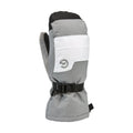 Gordini Women's AquaBloc Down Gauntlet Mitten, Clay Grey/White, Small