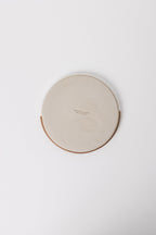 Waylon Appetizer Plate - Brown/White - Set of 6