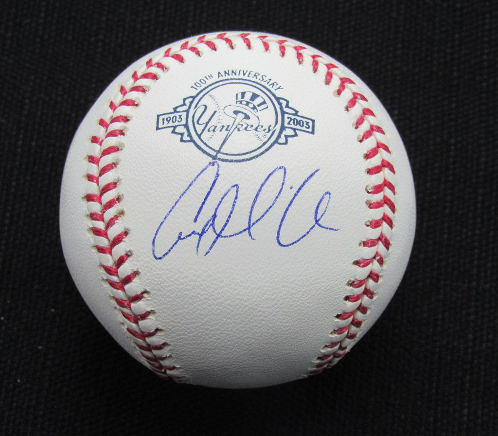 Casey McGehee Signed/Auto Yankees 100th OML Baseball TRI-STAR Inscr 187148