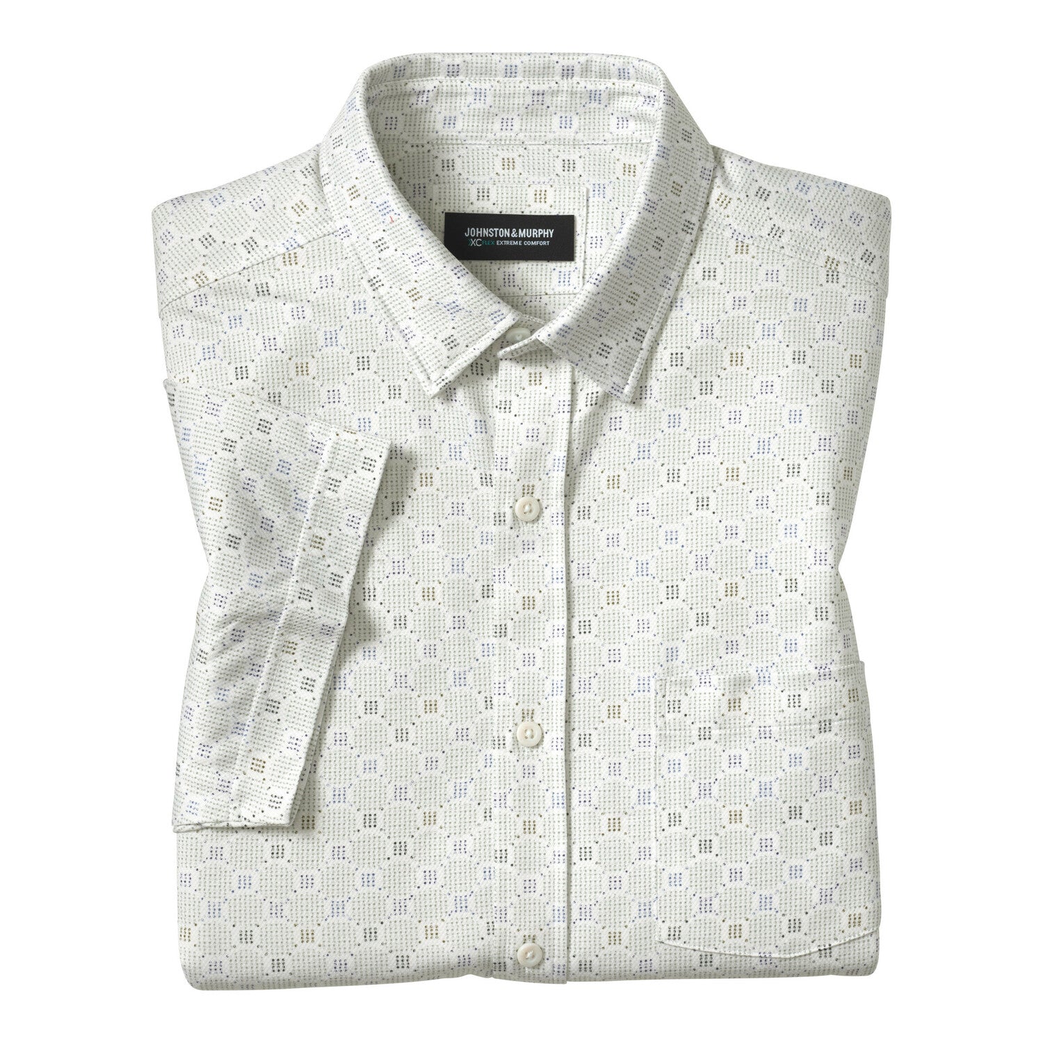 XC Flex Ascend Short-Sleeve Shirt // Sage/White Dot
