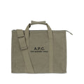 Khaki Green Cotton Canvas Bum Bag