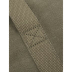 Khaki Green Cotton Canvas Bum Bag