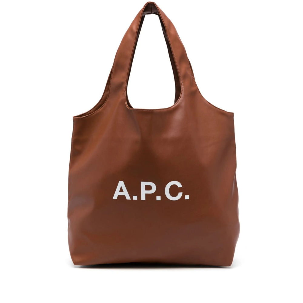 Cognac Brown Tote Bag