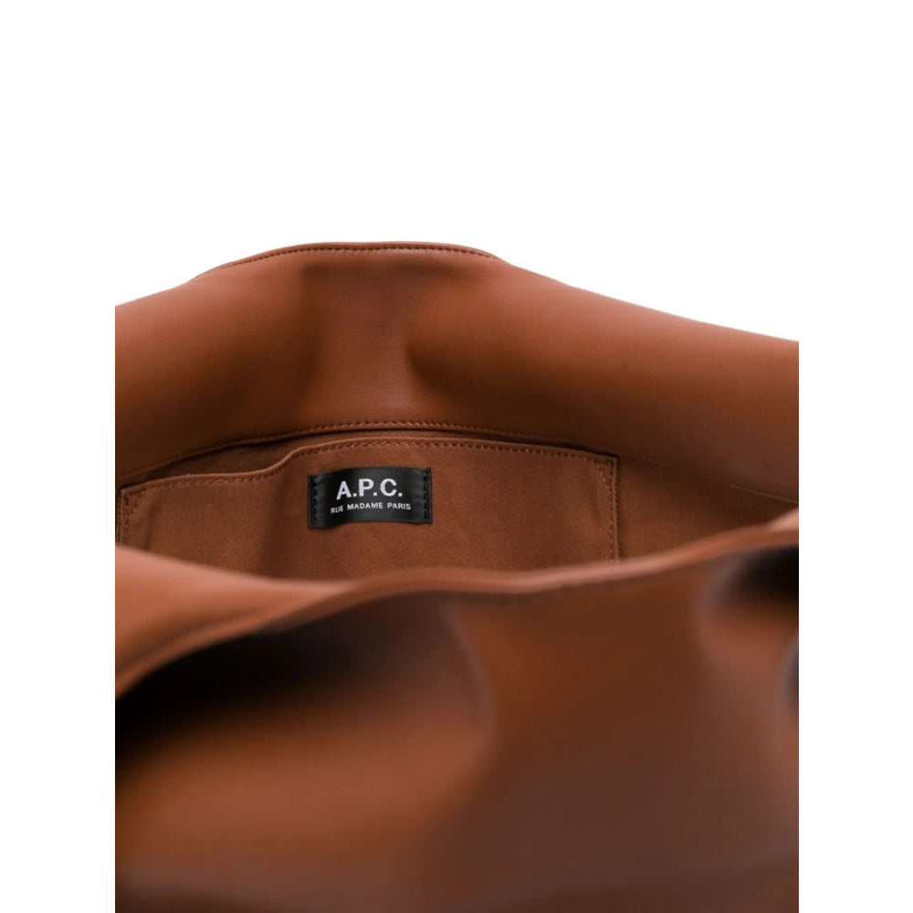 Cognac Brown Tote Bag