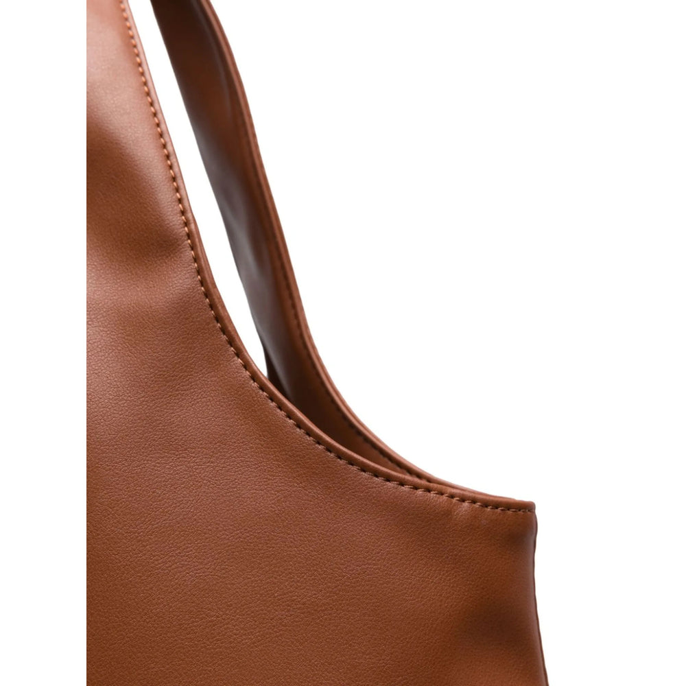 Cognac Brown Tote Bag