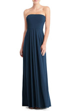 Dessy Collection Multi-Way Loop A-Line Gown in Sofia Blue, Size X-Small